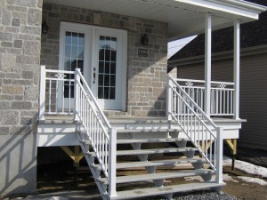 Basch Textiles - Rampes d'escalier blanches